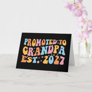 Tarjeta Ascendido a Abuelo Est 2027 Nuevo Papá