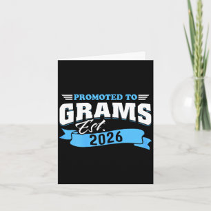 Tarjeta Ascendido a gramos est 2026 nueva abuela para ser 