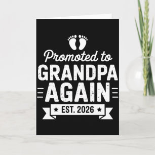 Tarjeta Ascendido a ser abuelo de nuevo Est 2026 pronto fa
