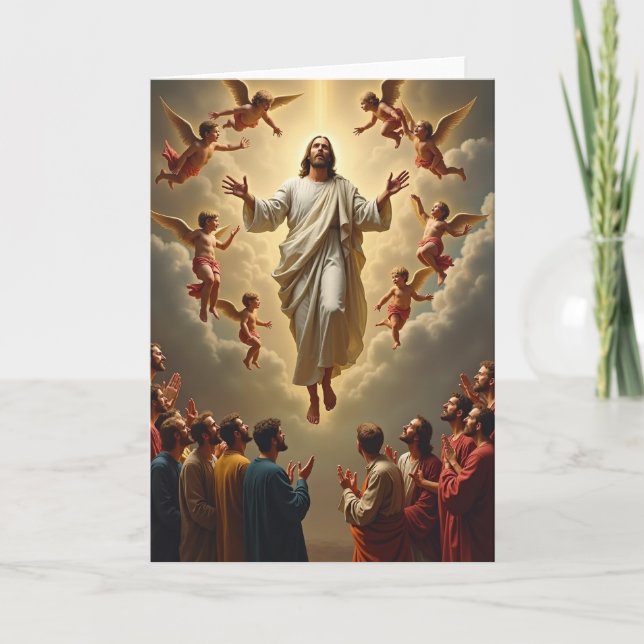 Tarjeta Ascension Scene Greeting Card (Anverso)