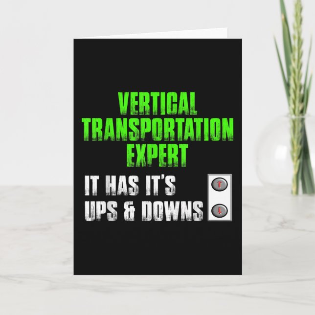 Tarjeta Ascensor de reparación de funciones mecánicas del  (Anverso)