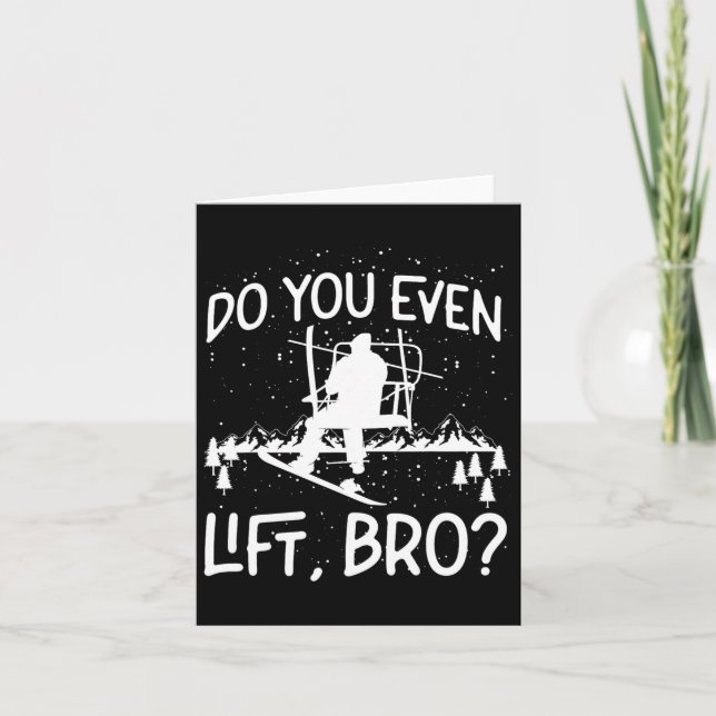 Tarjeta Ascensor De Snowboard Skyft, Incluso Levanta1 (Anverso)