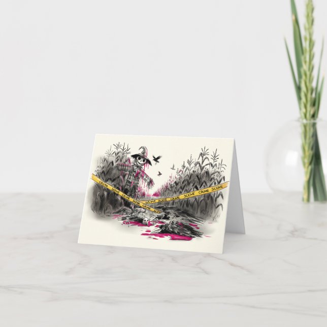 Tarjeta Asesinato del Ilustracion Crows (Anverso)