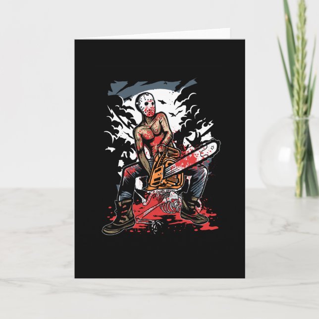Tarjeta Asesino de Chainsaw (Anverso)