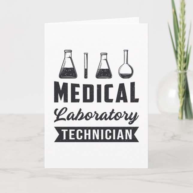 Tarjeta Asesoramiento técnico de laboratorio médico Funny  (Anverso)