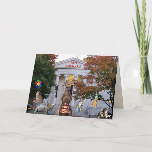 Tarjeta Ash's birthday card 2025 (Anverso)