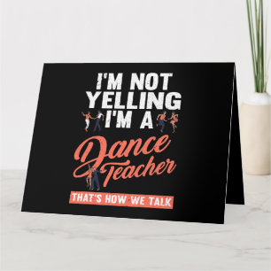 Tarjeta Así es como hablamos del divertido instructor de d