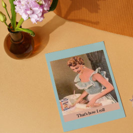 Tarjeta Así es como rollo