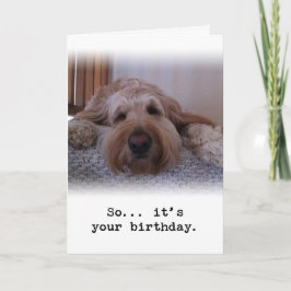 Tarjeta Así que... Es tu cumpleaños