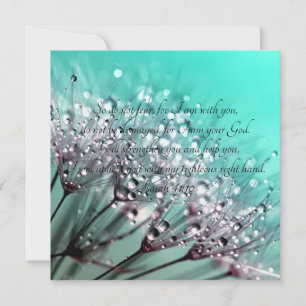 Tarjeta Así Que No Tengan Miedo A Isaías 41:10 Verso De La