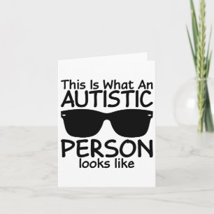 Tarjeta Así Se Ve Un Autismo
