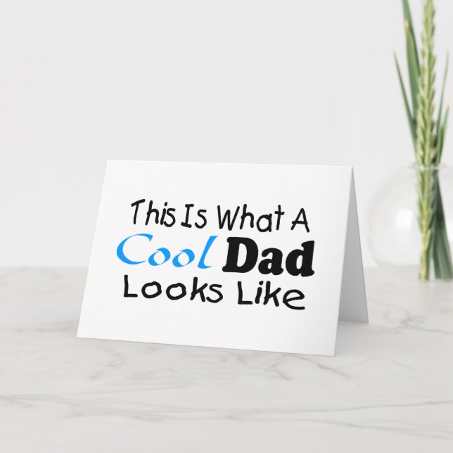 Tarjeta Así Se Ve Un Papá De Guay (2) (Anverso)