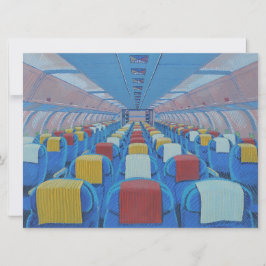 Tarjeta Asientos de Avión (por Gregorio Undurraga)