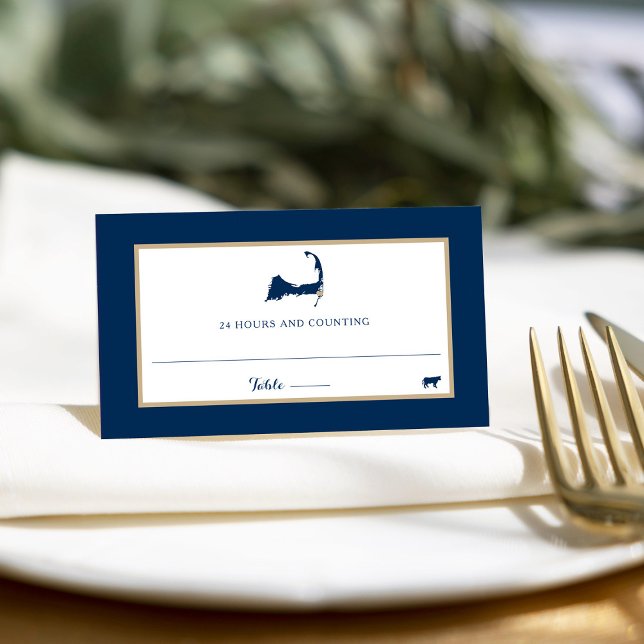 Tarjeta Asientos de Boda de Capucham Azul de la Armada (Subido por el creador)