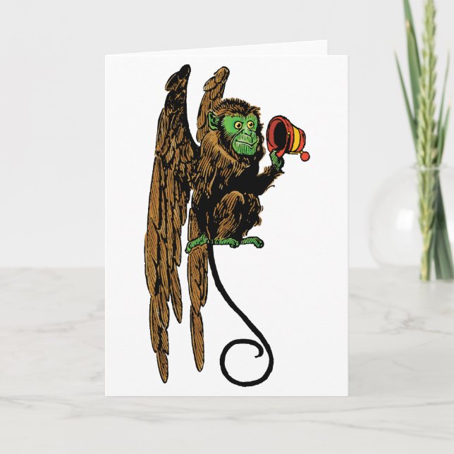 Tarjeta Asistente de cosecha de oro, Gorra de monos volado (Anverso)