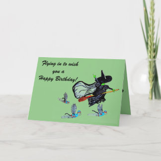 TARJETA ASISTENTE DE OZ A CUALQUIER CUMPLEAÑOS