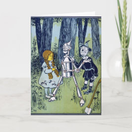 Tarjeta Asistente de Oz Dorothy Tin Woodsman Scarecrow
