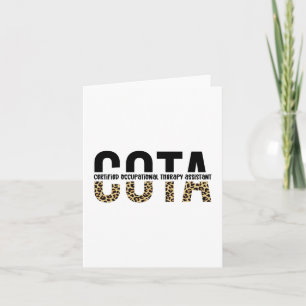 Tarjeta Asistente de Terapia Ocupacional Certificado por l