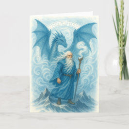 Tarjeta Asistente para el viento y dragón en fantasía de c