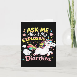 Tarjeta Ask about explosive diarrhea funny poop meme
