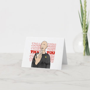 Tarjeta ASL de agradecimiento