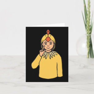 Tarjeta Asl Hand Gesture Deaf Hearing Loss Awareness Boy