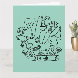 Tarjeta ASL ILY Thanks – Autumn Vibes 