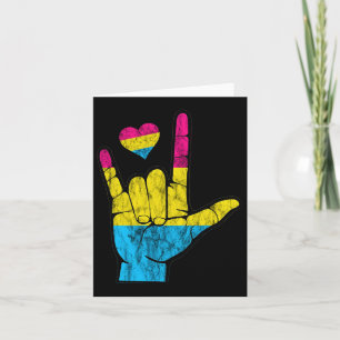 Tarjeta Asl Orgullo Panual Perder Conciencia Sorda Mes
