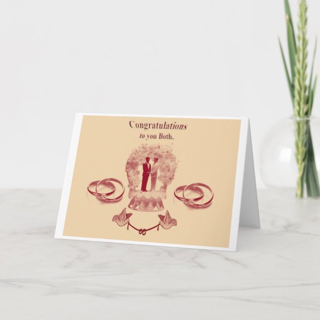 Tarjeta Asociación civil gay/matrimonio (Anverso)