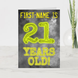 Tarjeta Asombroso Aspecto de Aura de 21 años de edad! + No