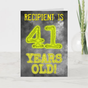 Tarjeta Asombroso Aspecto de Aura de 41 años de edad! + No