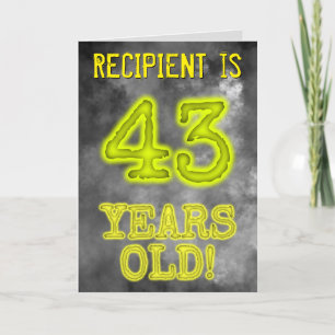 Tarjeta Asombroso Aspecto de Aura de 43 años de edad! + No
