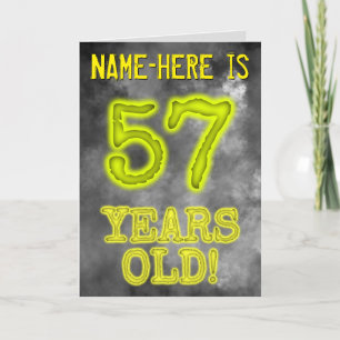 Tarjeta Asombroso Aspecto de Aura de 57 años de edad! + No