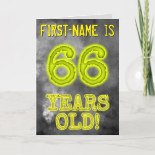 Tarjeta Asombroso Aspecto de Aura de 66 años de edad! + No