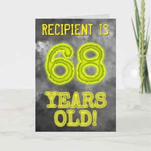Tarjeta Asombroso Aspecto de Aura de 68 años de edad! + No