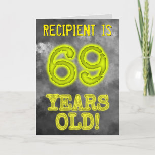 Tarjeta Asombroso Aspecto de Aura de 69 años de edad! + No