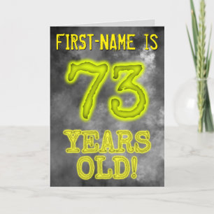 Tarjeta Asombroso Aspecto de Aura de 73 años de edad! + No