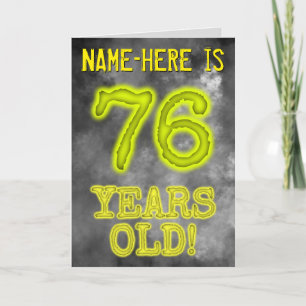 Tarjeta Asombroso Aspecto de Aura de 76 AÑOS! + Nombre