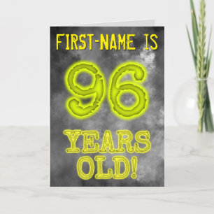 Tarjeta Asombroso Aspecto de Aura de 96 AÑOS! + Nombre