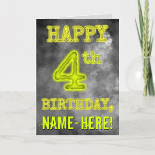 Tarjeta Asombroso Aura luce FELIZ CUMPLEAÑOS