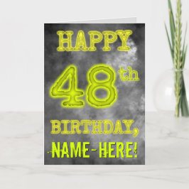 Tarjeta Asombroso Aura luce FELIZ CUMPLEAÑOS 48