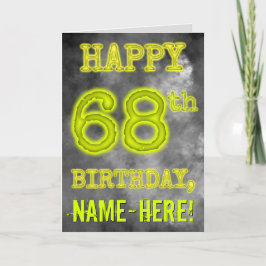 Tarjeta Asombroso Aura luce FELIZ CUMPLEAÑOS 68