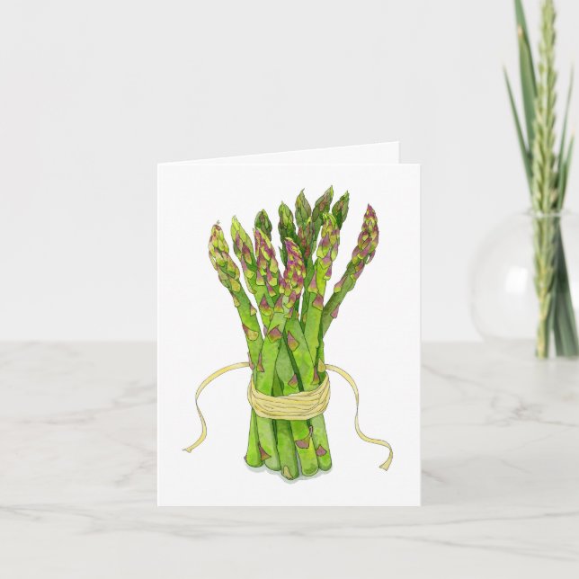 Tarjeta Asparagus plegado (Anverso)