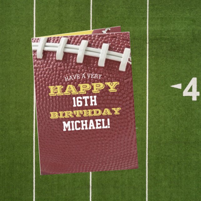 Tarjeta Aspecto del fútbol Añadir su nombre y cumpleaños d (Subido por el creador)