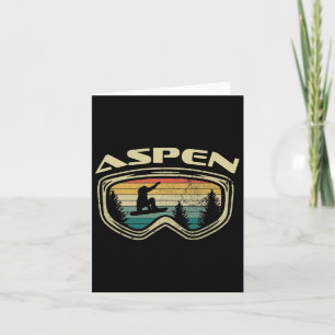 Tarjeta Aspen Colorado Snowboard Goggles Big Ai