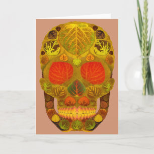 Tarjeta Aspen Leaf Skull 12