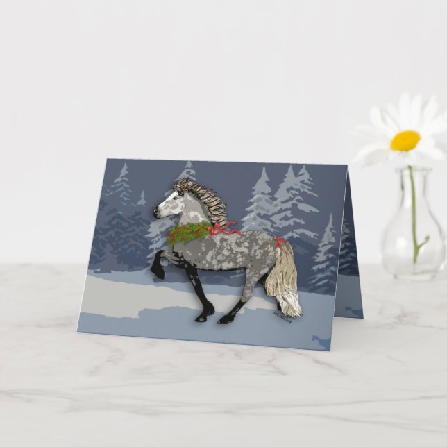 Tarjeta Astrid por las vacaciones (Planta pequeña)