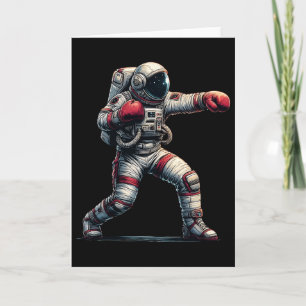 Tarjeta Astronaut Muay Thai Boxeo Kickboxing Niños Hombres