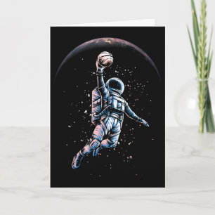 Tarjeta Astronaut Slam Dunk Space Tee Sketll Amante Genial