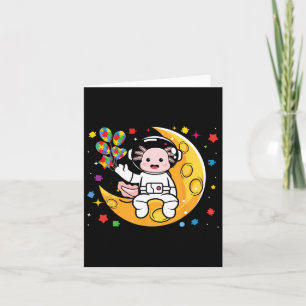 Tarjeta Astronauta Axolotl Bylloon Autism Awareness Space